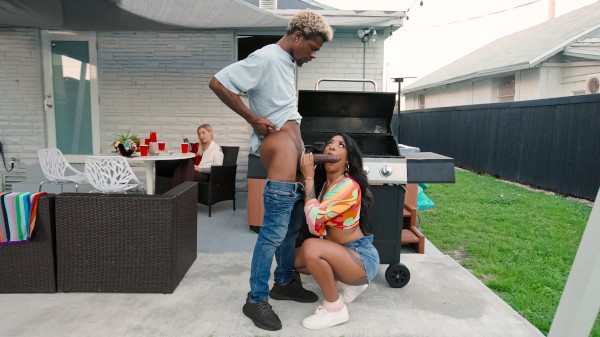 Sneaky Sex / Realitykings - India Lordhefner, Damion Dayski Spring Fling BBQ / 02.03.2023